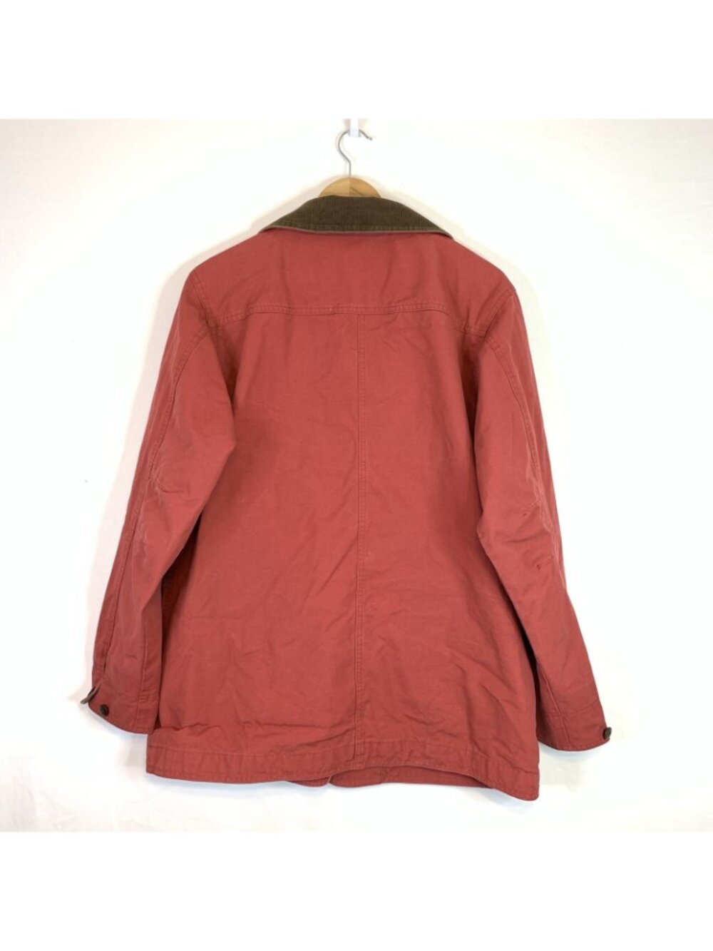Vintage 90s L.L.Bean Canvas Chore Jacket Red Size L - Picture 3 of 6